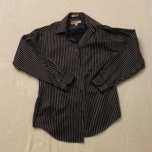 Pronto Uomo Men's Black and White Shirt